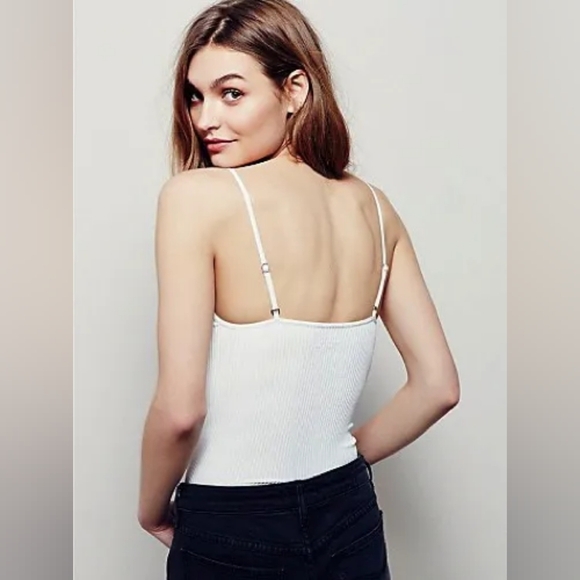 Free People - Intimately Crossfire The Cami Tank White - Picture 3 of 7